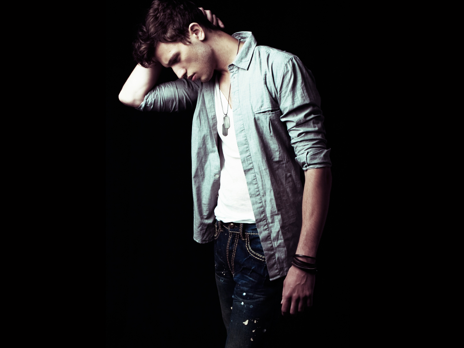 antique rivet art direction denim campaign